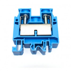 CBD (Exi) Screw Clamp Feed Through Intrinsically Safe Terminal Block (Blue)
